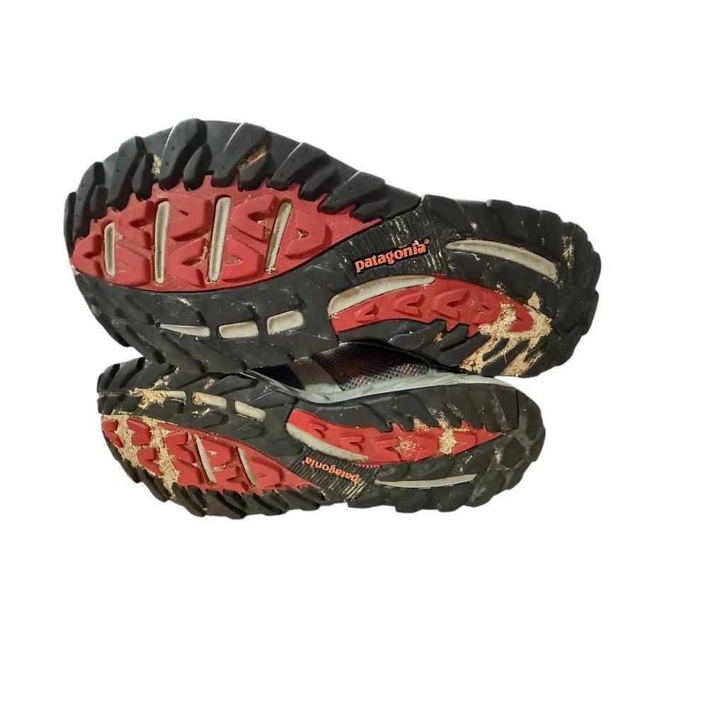 Patagonia Specter Narwhal Shoes Womens Size 7 Black Gray Orange Trail Sneakers - Picture 5 of 5